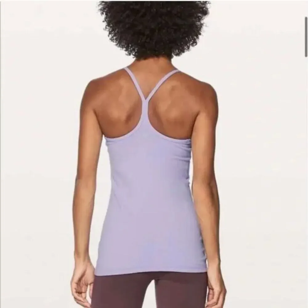 lululemon power y tank Women's Size 8 Lavender Light Purple